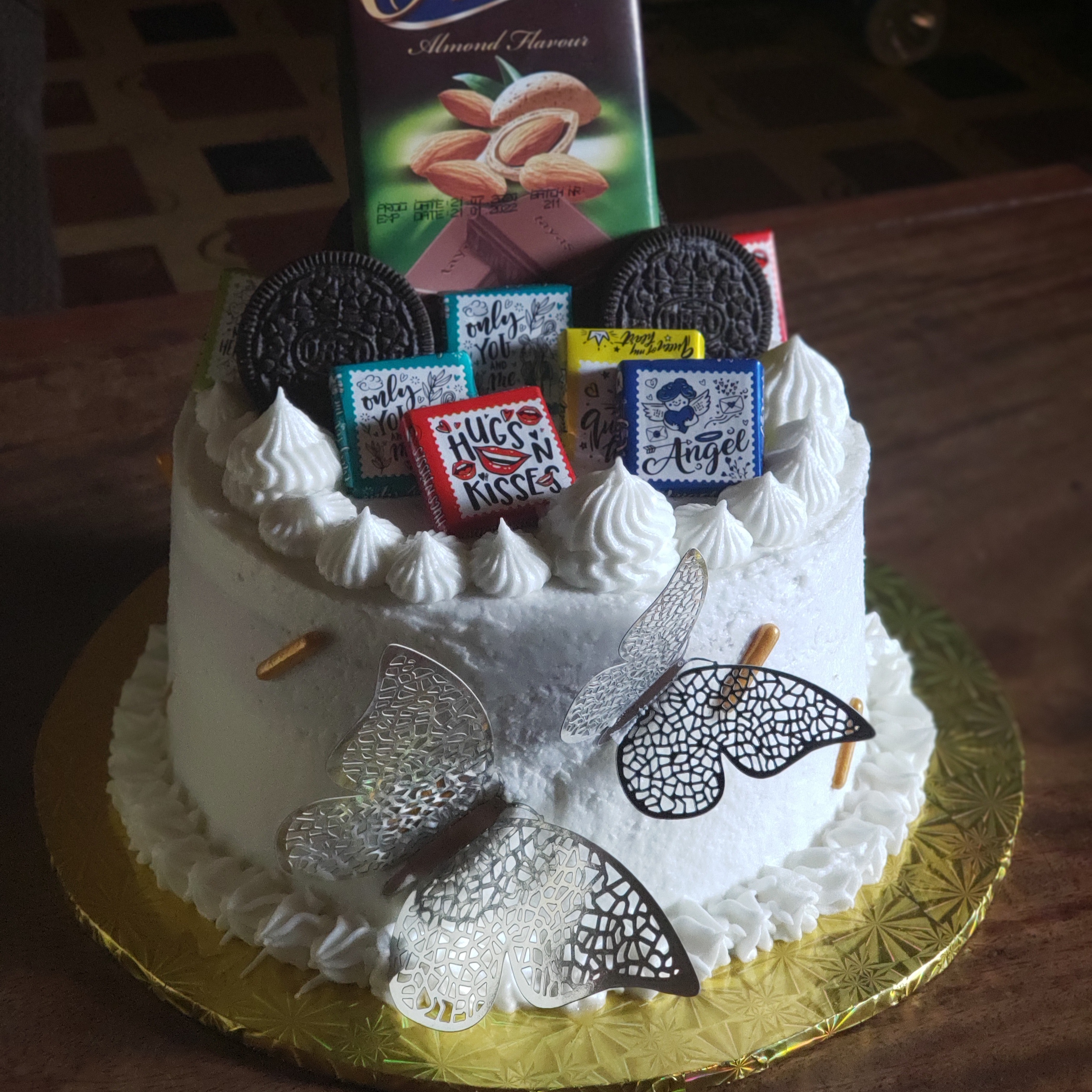 3-inch Bento Cake (chocolate toppings)